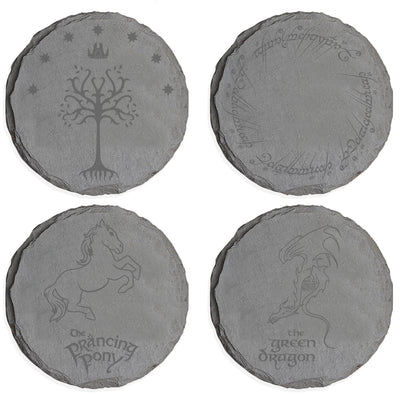 The Lord of the Rings Slate Coaster Set