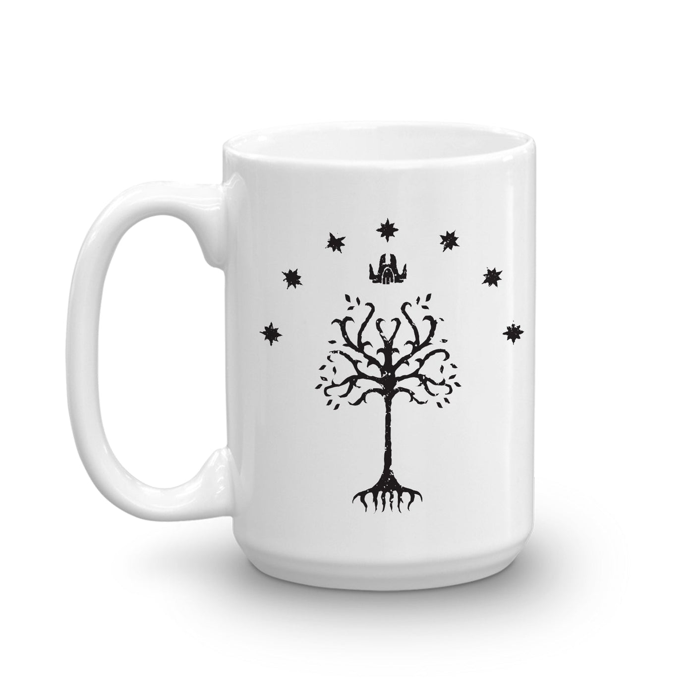 Lord Of The Rings Tree Of Gondor White Mug