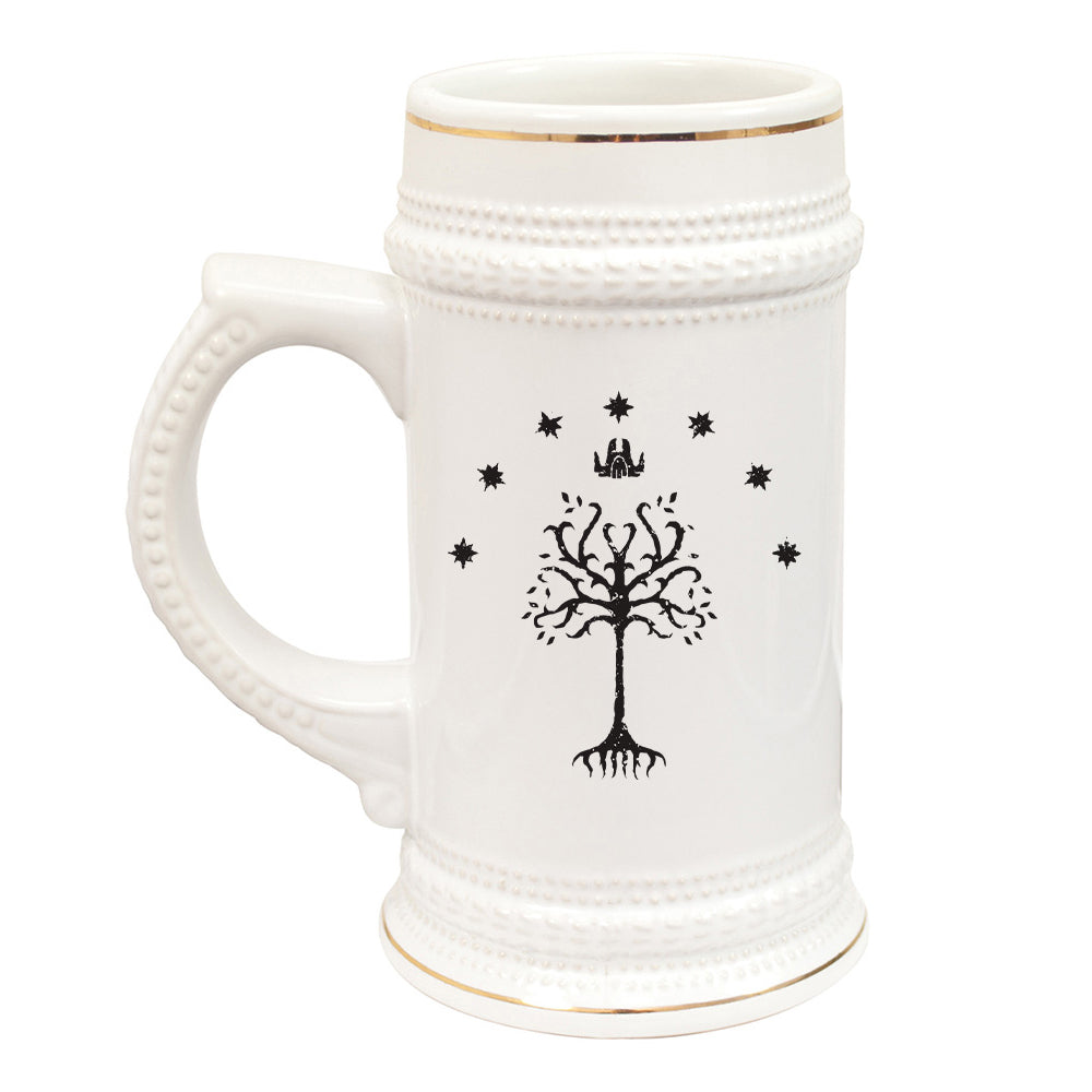 Lord Of The Rings Tree Of Gondor 20 oz Ceramic Beer Stein