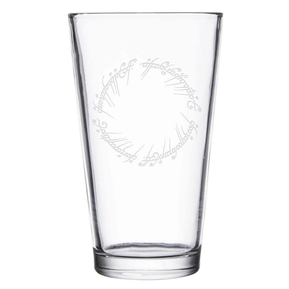 Lord Of The Rings The One Ring Laser Engraved Pint Glass