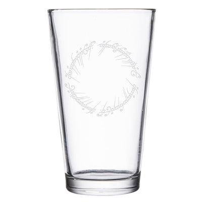 Lord Of The Rings The One Ring Laser Engraved Pint Glass