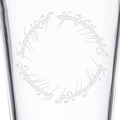 Lord Of The Rings The One Ring Laser Engraved Pint Glass