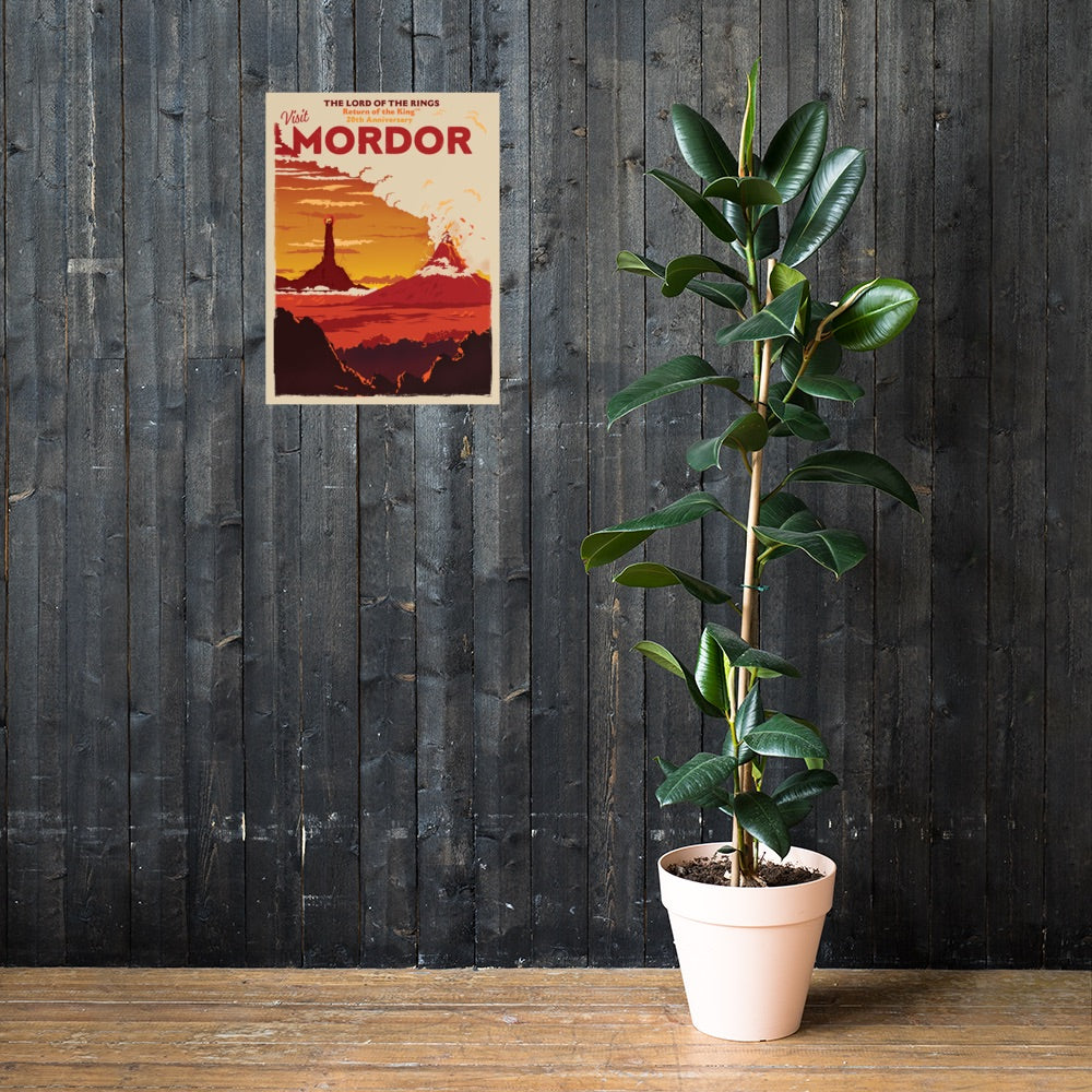 The Lord of the Rings Visit Mordor Matte Poster