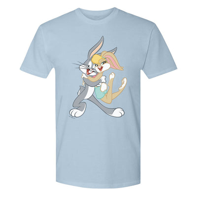 Looney Tunes Bugs and Lola Bunny Adult T-Shirt