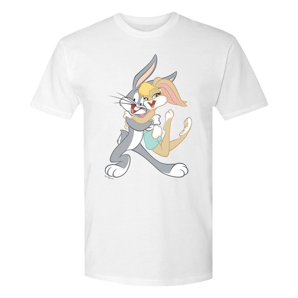 Looney Tunes Bugs and Lola Bunny Adult T-Shirt