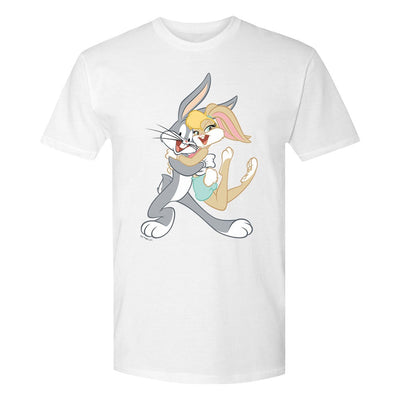 Looney Tunes Bugs and Lola Bunny Adult T-Shirt