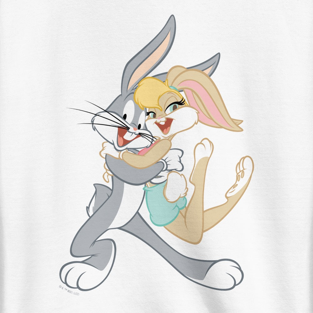 Looney Tunes Bugs and Lola Bunny Crewneck Sweatshirt