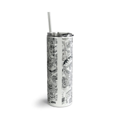 Looney Tunes Black and White Tweety 20 oz Skinny Tumbler