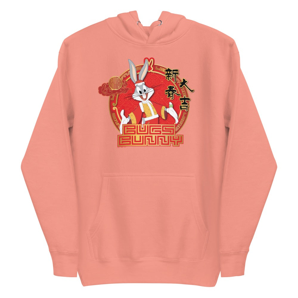 Looney Tunes Year of the Rabbit Emblem Unisex Premium Hoodie