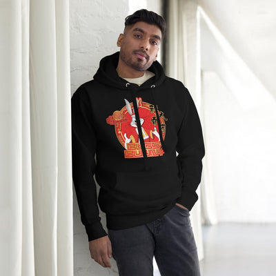 Looney Tunes Year of the Rabbit Emblem Unisex Premium Hoodie