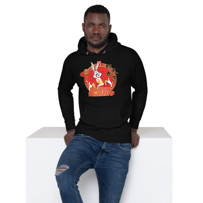 Looney Tunes Year of the Rabbit Emblem Unisex Premium Hoodie