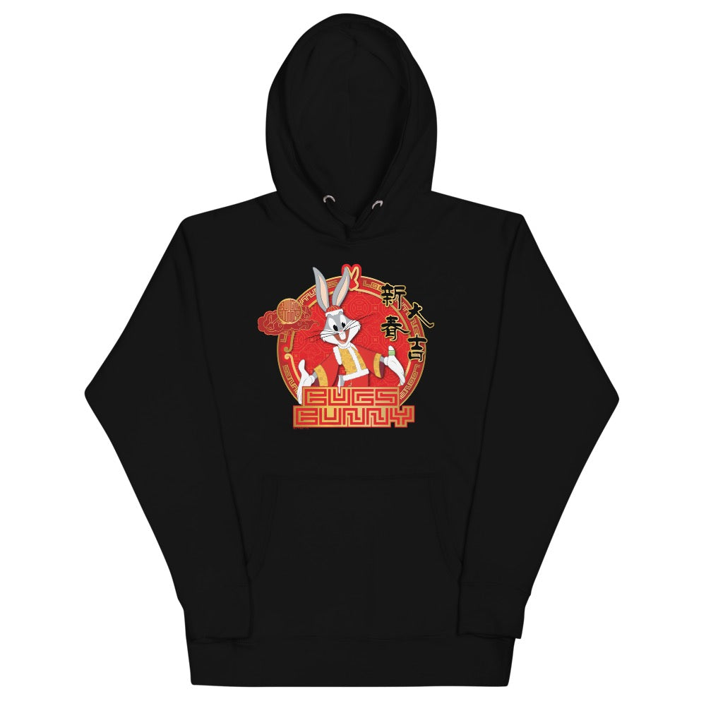 Looney Tunes Year of the Rabbit Emblem Unisex Premium Hoodie