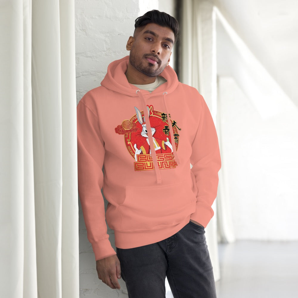 Looney Tunes Year of the Rabbit Emblem Unisex Premium Hoodie