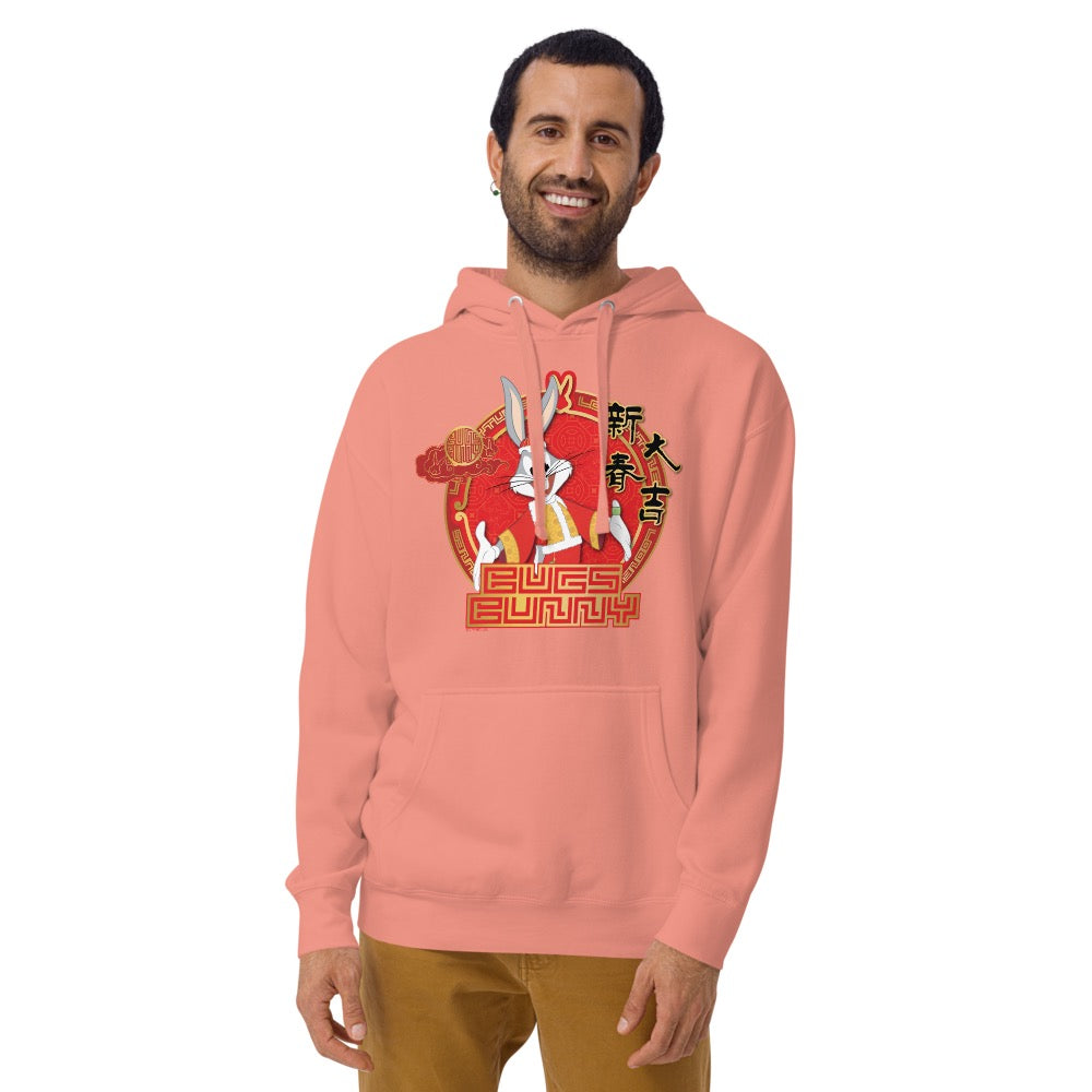 Looney Tunes Year of the Rabbit Emblem Unisex Premium Hoodie