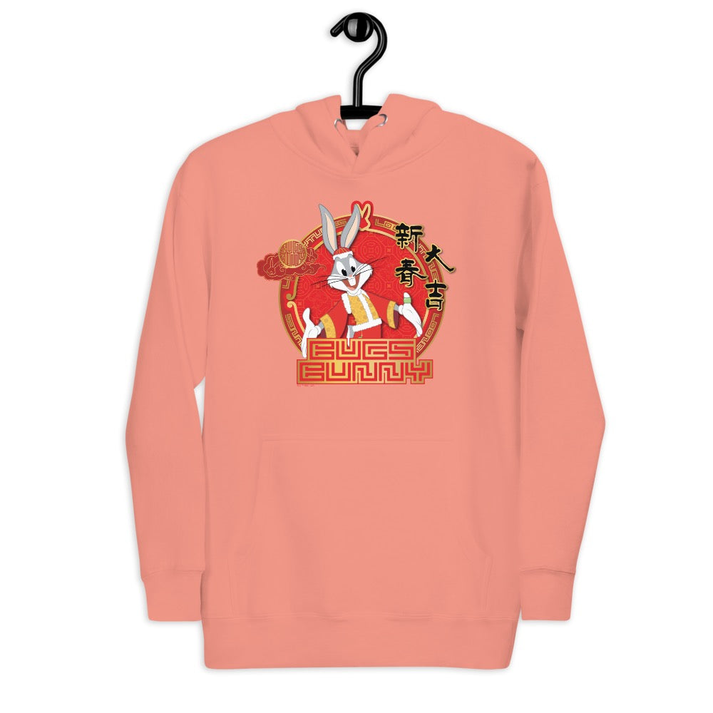 Looney Tunes Year of the Rabbit Emblem Unisex Premium Hoodie
