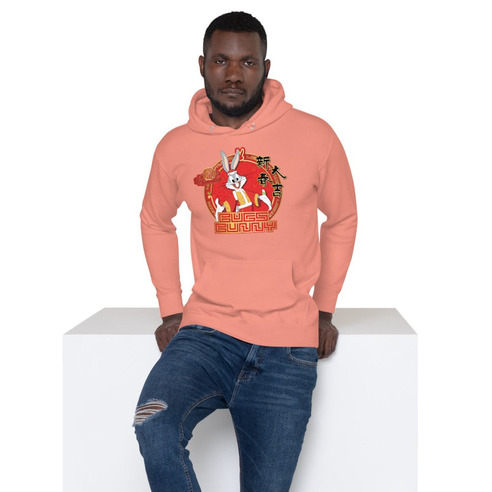 Looney Tunes Year of the Rabbit Emblem Unisex Premium Hoodie
