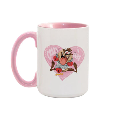 Looney Tunes Crazy in Love Two-Tone Mug