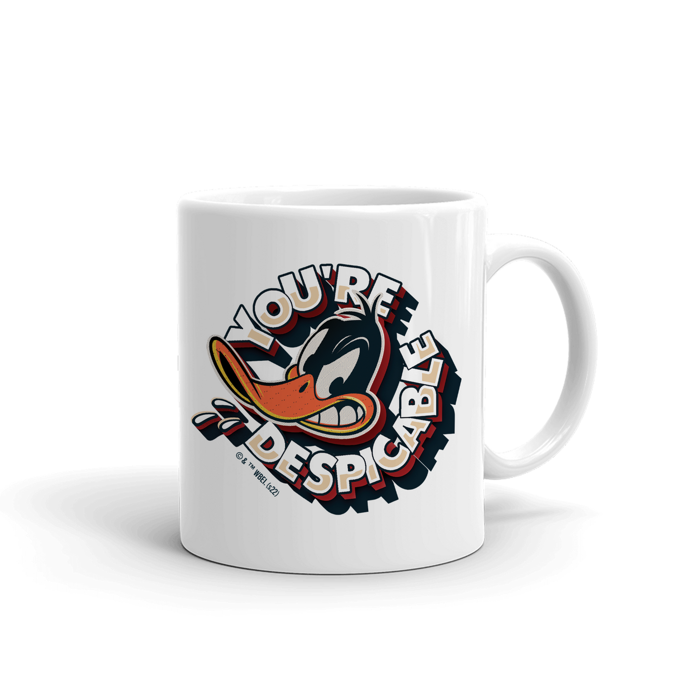 Looney Tunes Daffy Duck You're Despicable White Mug