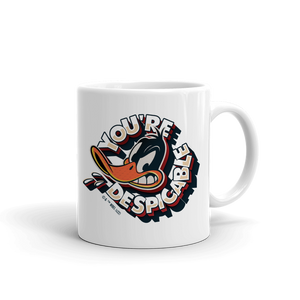 Looney Tunes Daffy Duck You're Despicable White Mug