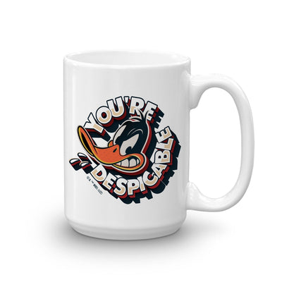 Looney Tunes Daffy Duck You're Despicable White Mug