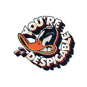 Looney Tunes Daffy Duck You're Despicable White Mug