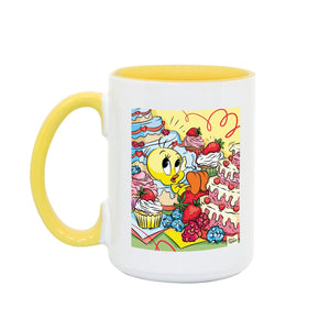Looney Tunes 80 years of tweety Two-Tone Mug