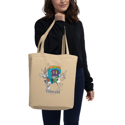 WB 100 Looney Tunes x The Flintstones Dance Eco Tote Bag
