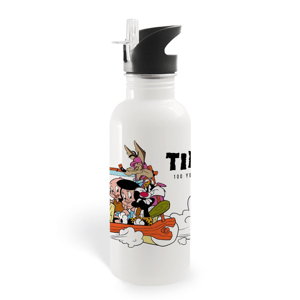 WB 100 Looney Tunes x The Flintstones Water Bottle