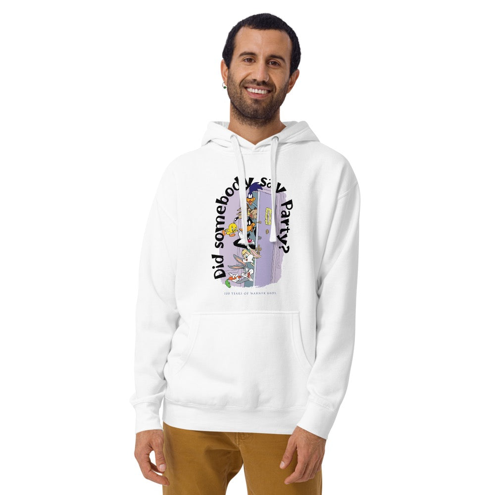 WB 100 Looney Tunes x Friends Fleece Hooded Sweatshirt