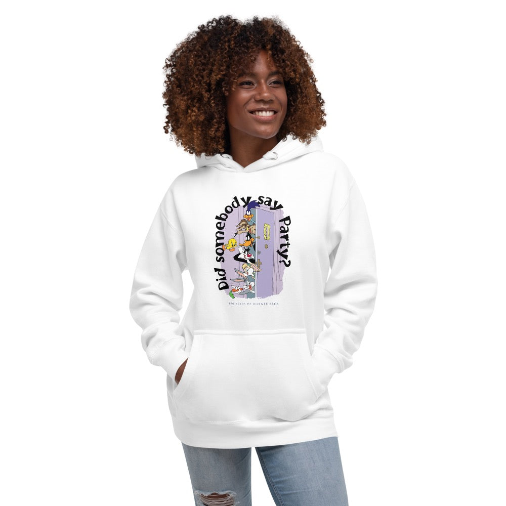 WB 100 Looney Tunes x Friends Fleece Hooded Sweatshirt