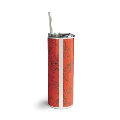 Looney Tunes New Year Pattern 20 oz Skinny Tumbler