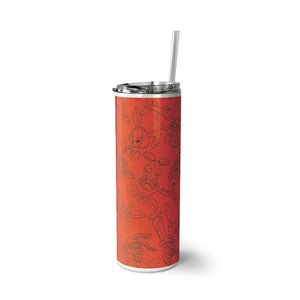 Looney Tunes New Year Pattern 20 oz Skinny Tumbler
