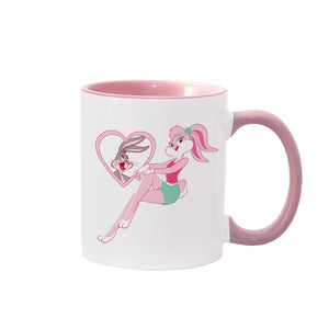Looney Tunes Lola and Bugs 4ever Two-Tone Mug
