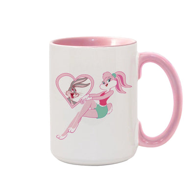 Looney Tunes Lola and Bugs 4ever Two-Tone Mug