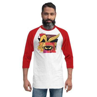 Looney Tunes Marvin New Year Unisex 3/4 Sleeve Raglan Shirt