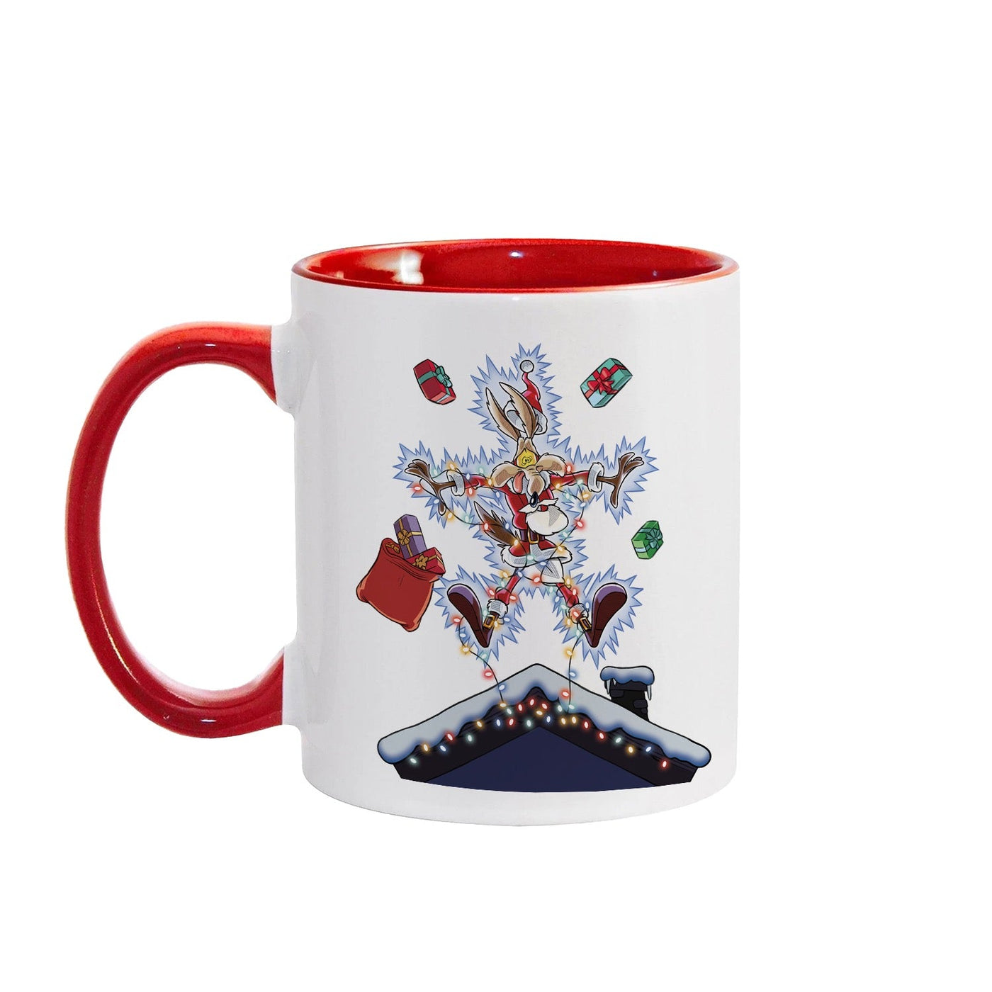 WB 100 Looney Tunes x National Lampoon's Christmas Vacation Two-Tone Mug