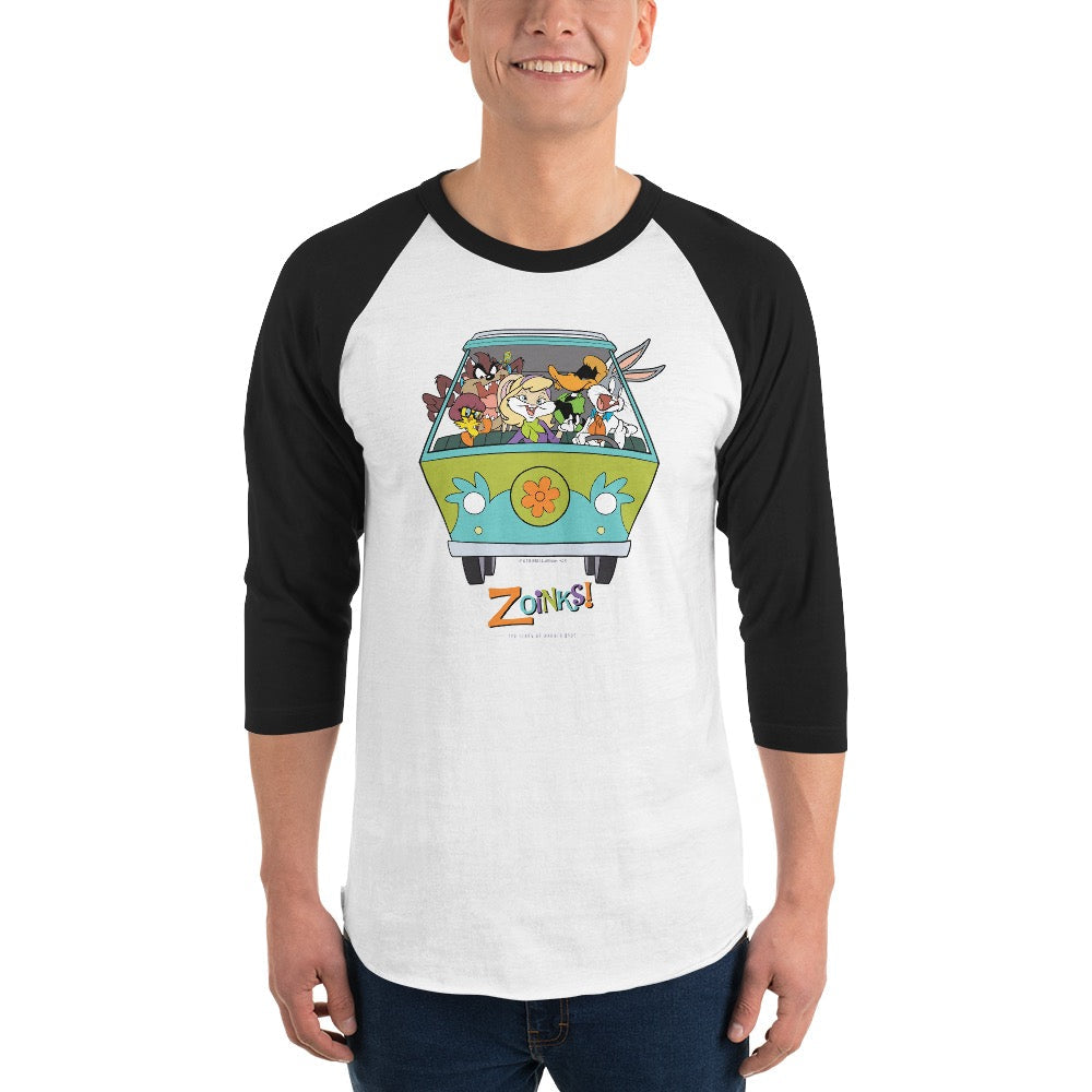 WB 100 Looney Tunes x Scooby Doo Raglan T-Shirt
