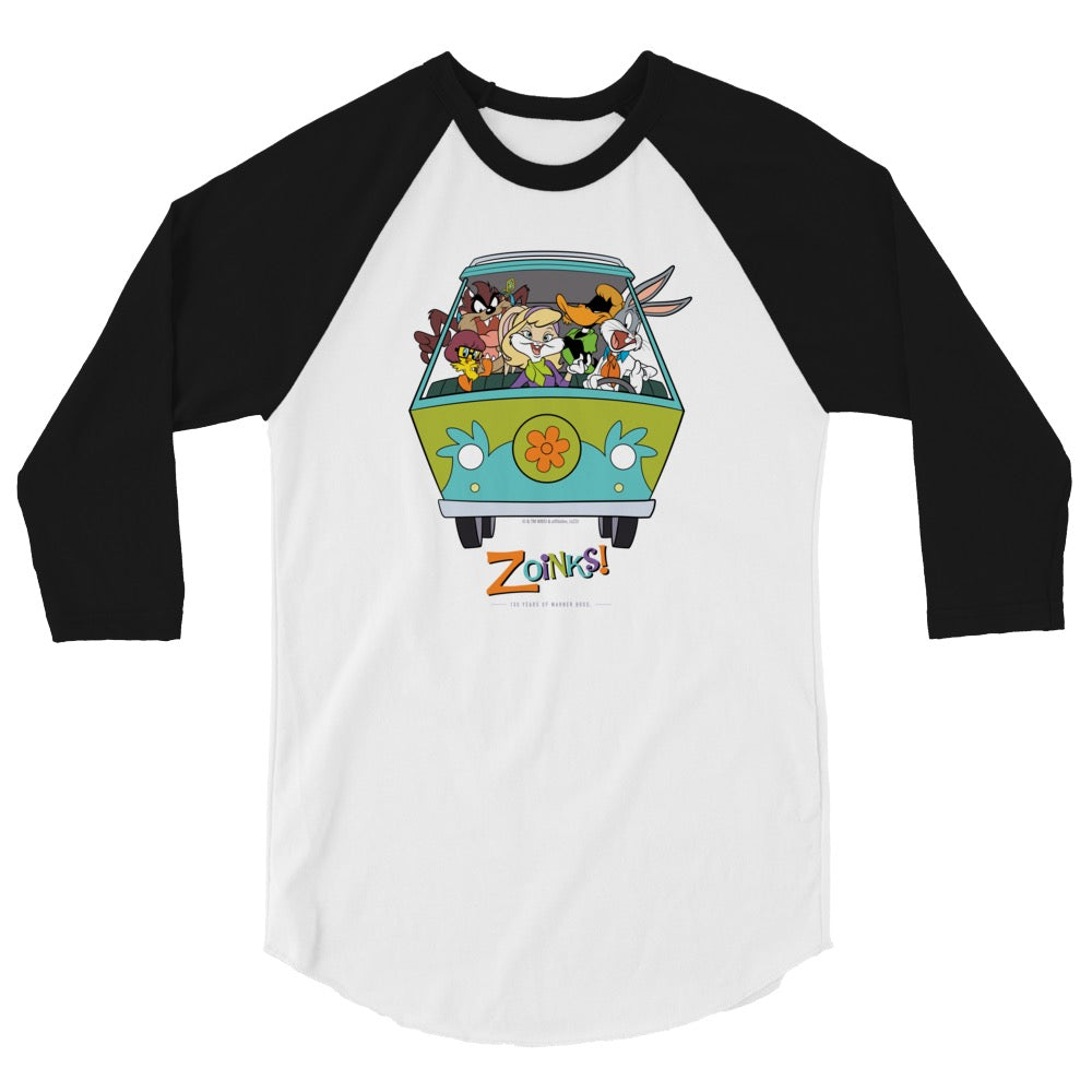 WB 100 Looney Tunes x Scooby Doo Raglan T-Shirt