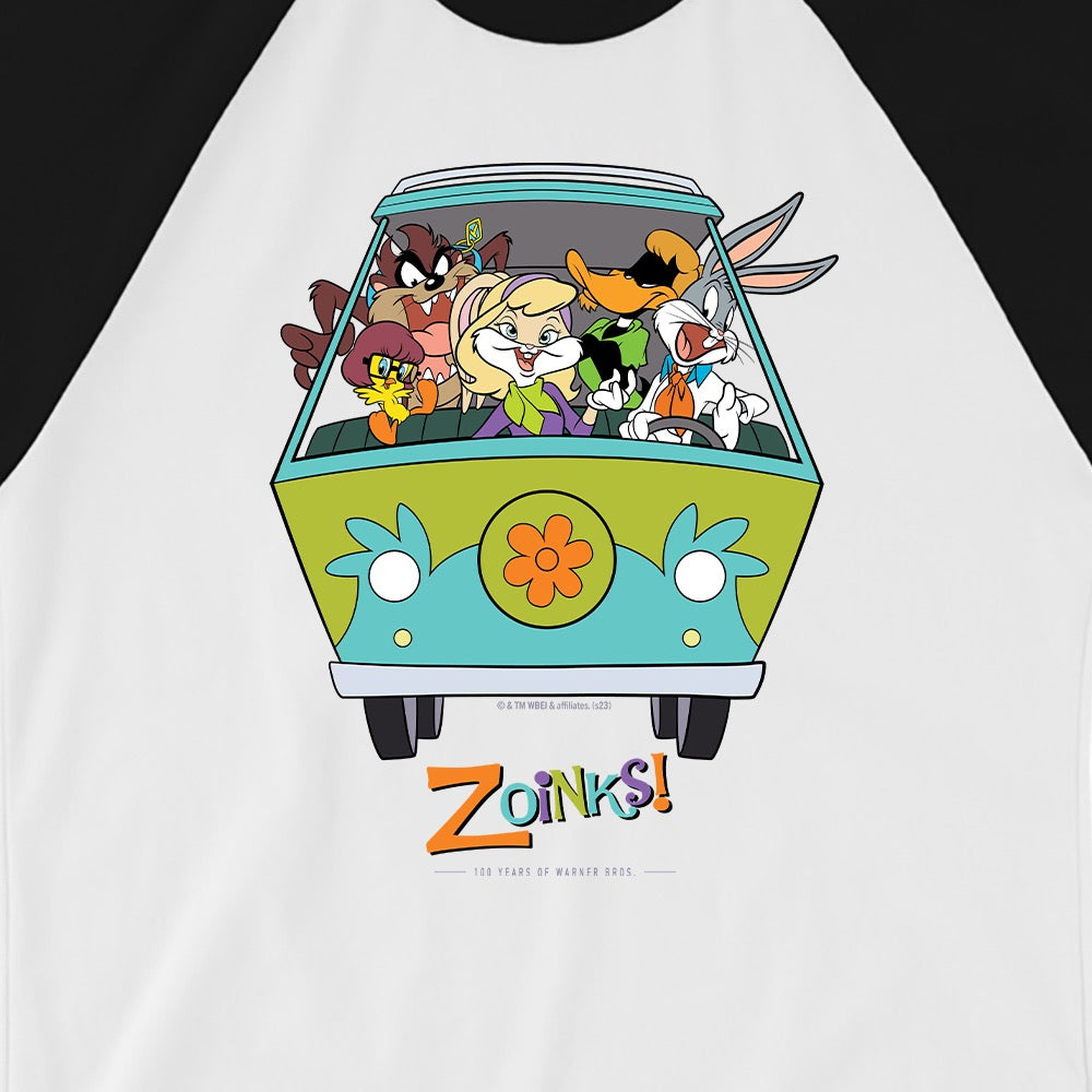 WB 100 Looney Tunes x Scooby Doo Raglan T-Shirt