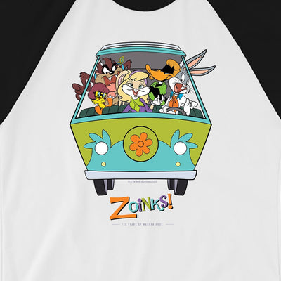 WB 100 Looney Tunes x Scooby Doo Raglan T-Shirt