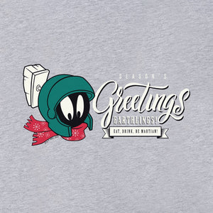 Looney Tunes Seasons's Greetings Earthlings! Adult Short Sleeve T-Shirt