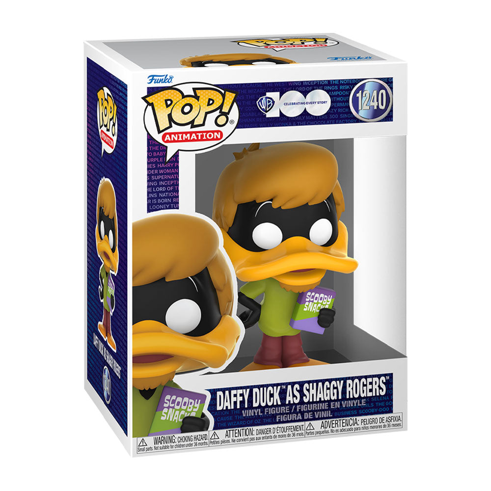 Funko Pop! WB 100 Anniversary Looney Tunes X Scooby-Doo - Daffy Duck as Shaggy Rogers