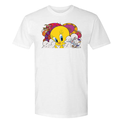 Looney Tunes Tweety Bird and Friends Adult T-Shirt