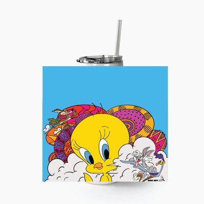 Looney Tunes Tweety Bird and Friends Skinny Tumbler