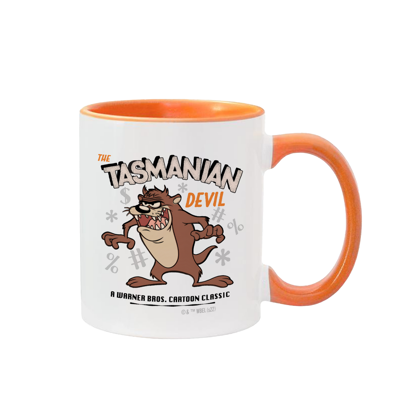 Looney Tunes Tasmanian Devil Grawlix Two-Tone Mug