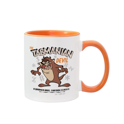 Looney Tunes Tasmanian Devil Grawlix Two-Tone Mug