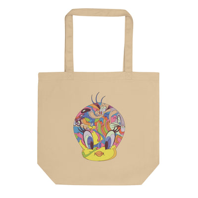 Looney Tunes Tweety Graffiti Head Eco Tote