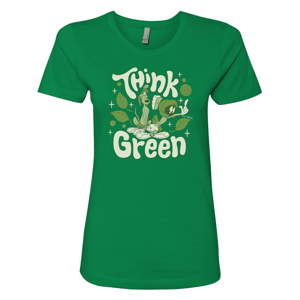 Looney Toons Think Green Women's Short Sleeve T-Shirt