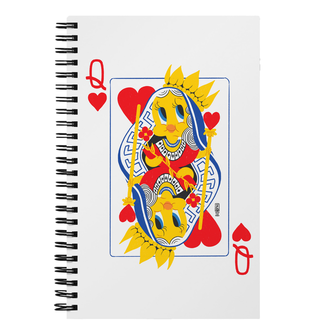 Looney Tunes Tweety Bird Queen of Hearts Notebook