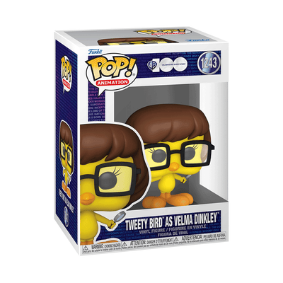 Funko Pop! WB 100 Anniversary Looney Tunes X Scooby-Doo - Tweety Bird as Velma Dinkley